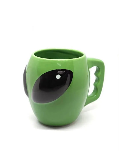 Green Alien Ceramics Coffee Mug