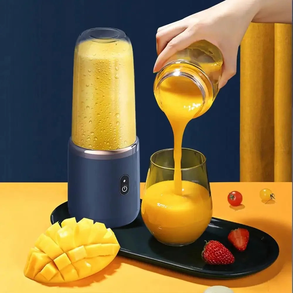 Portable Rechargeable Blender & Juicer Cup 380ml & Ice Crusher