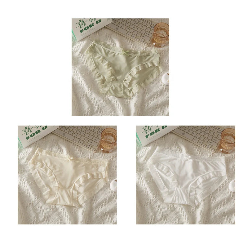 3Pcs Low Waist Quick Drying Briefs