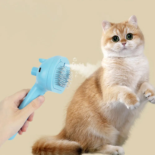 Cat Steam Hair Remover Brush Multi-Function