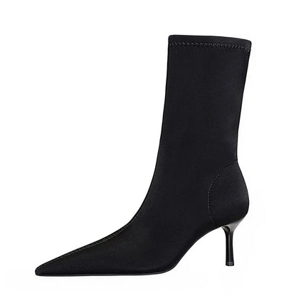Stretch Ankle Boots