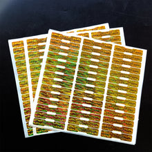 5x1cm Bone Shape Holographic Security Seals