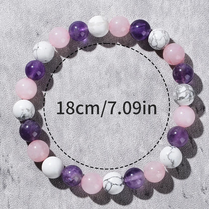 Aura Balancing 8mm Natural Stone Sleep Bracelet