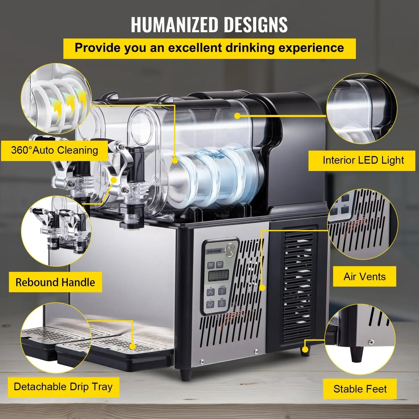 VEVOR Commercial Slushy Machine