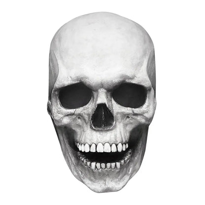 Full Head Skeleton Mask with Movable Jaw
