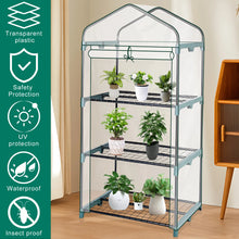 Garden Greenhouse 4 Tier Walk-in Green House Without Iron Frame