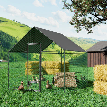 Heavy Duty Outdoor Metal Chicken Coop & Poultry Run