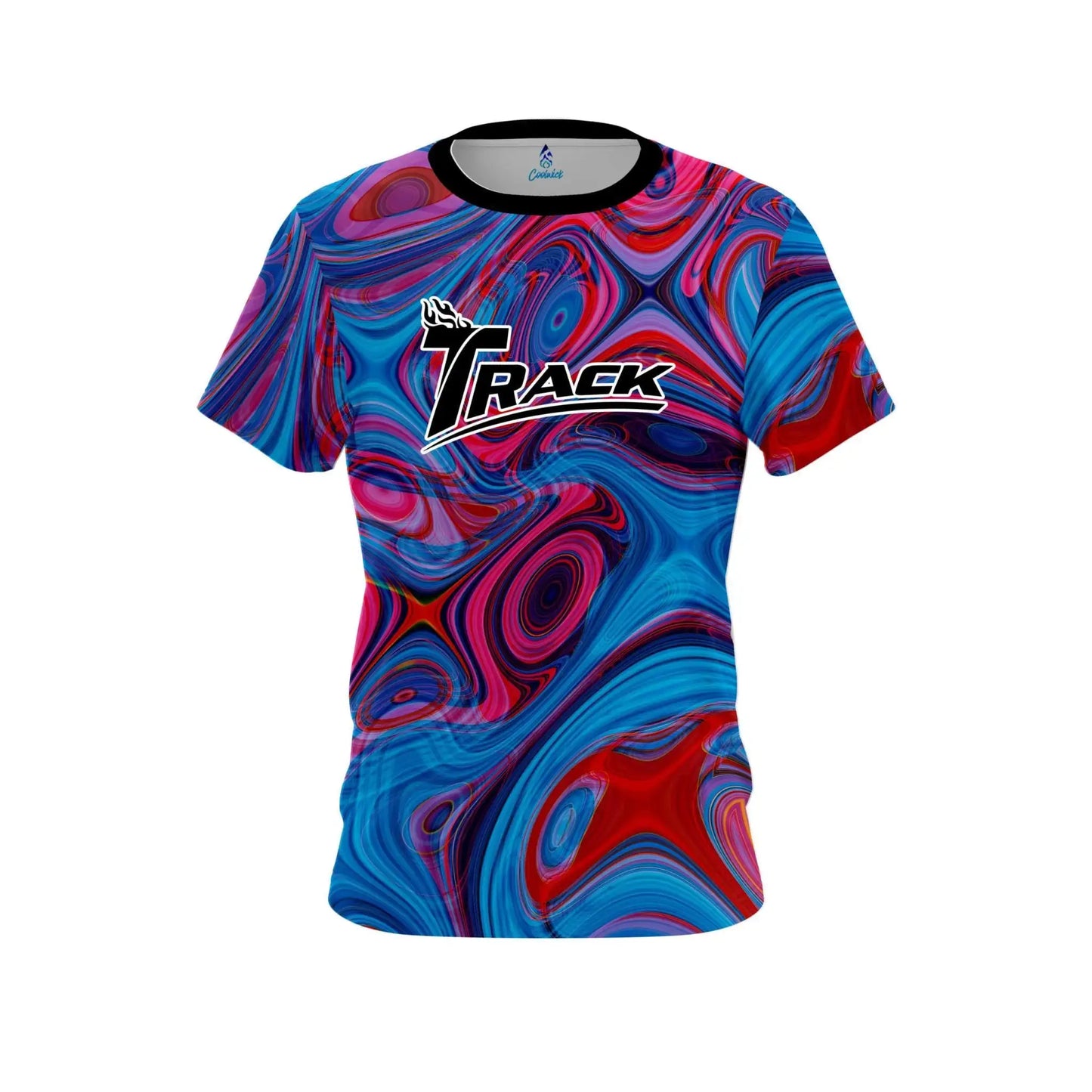 Track Tornado Lightning Storm Performance Bowling Jersey