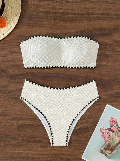 2-Piece Strapless Swimsuit