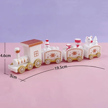 Mini Plastic Christmas Train Toy Ornaments