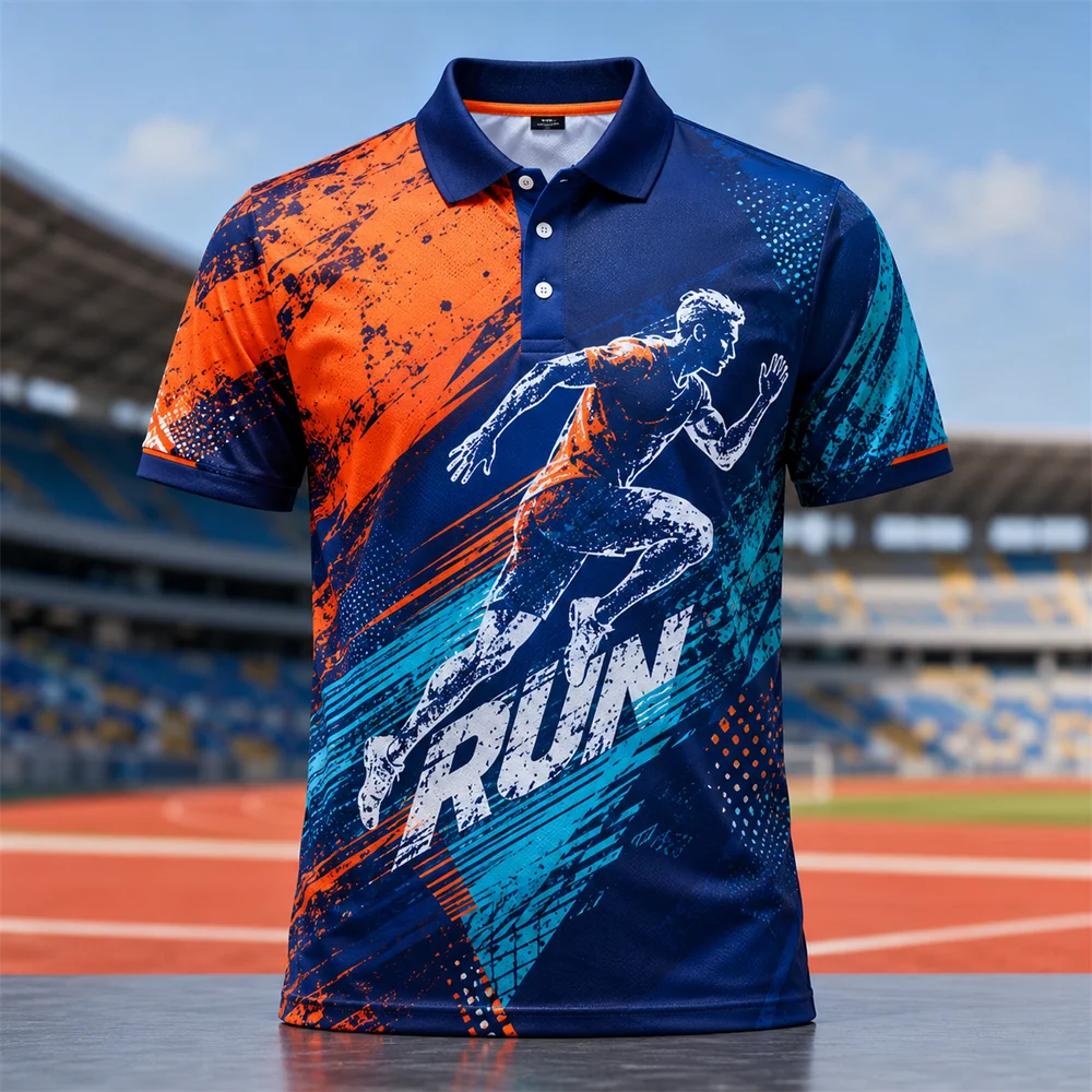 Smash Athletic Graphic Performance Polo Shirt