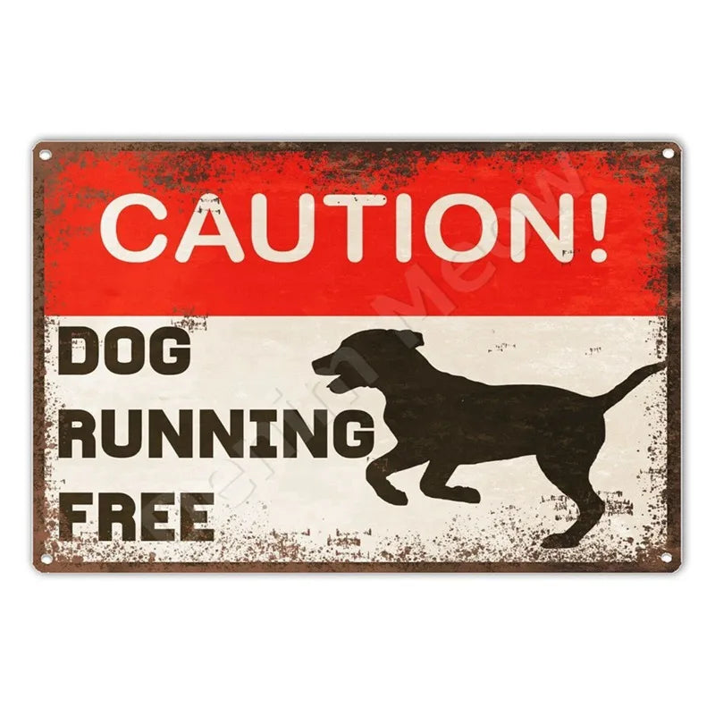 Funny No Soliciting Vintage Metal Tin Sign