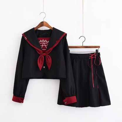 Women's Classic JK Sailor Style Uniform Set