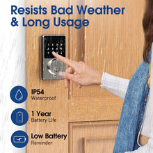 Smart Lock with password Keyless Entry Door Lock with Touchscreen Keypads