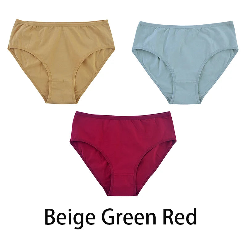 3PCS Seamless Cotton Panties