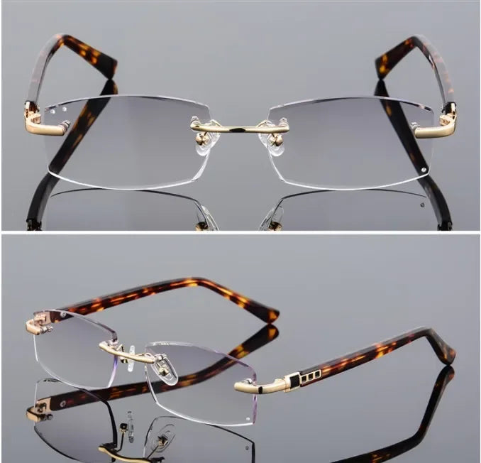 BEGREAT Designer Rimless Reading Glasses