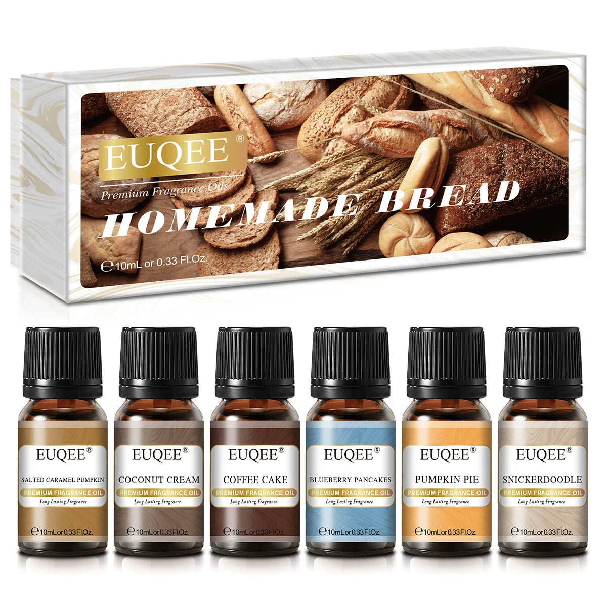 EUQEE 6pcs Fragrance Oils Set 10ml