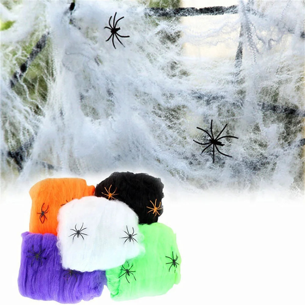 Black Creepy Cloth Halloween Decoration for Haunted Houses & Doorways