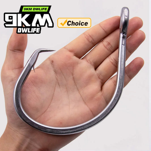 Forged in-line Large Circle Hooks