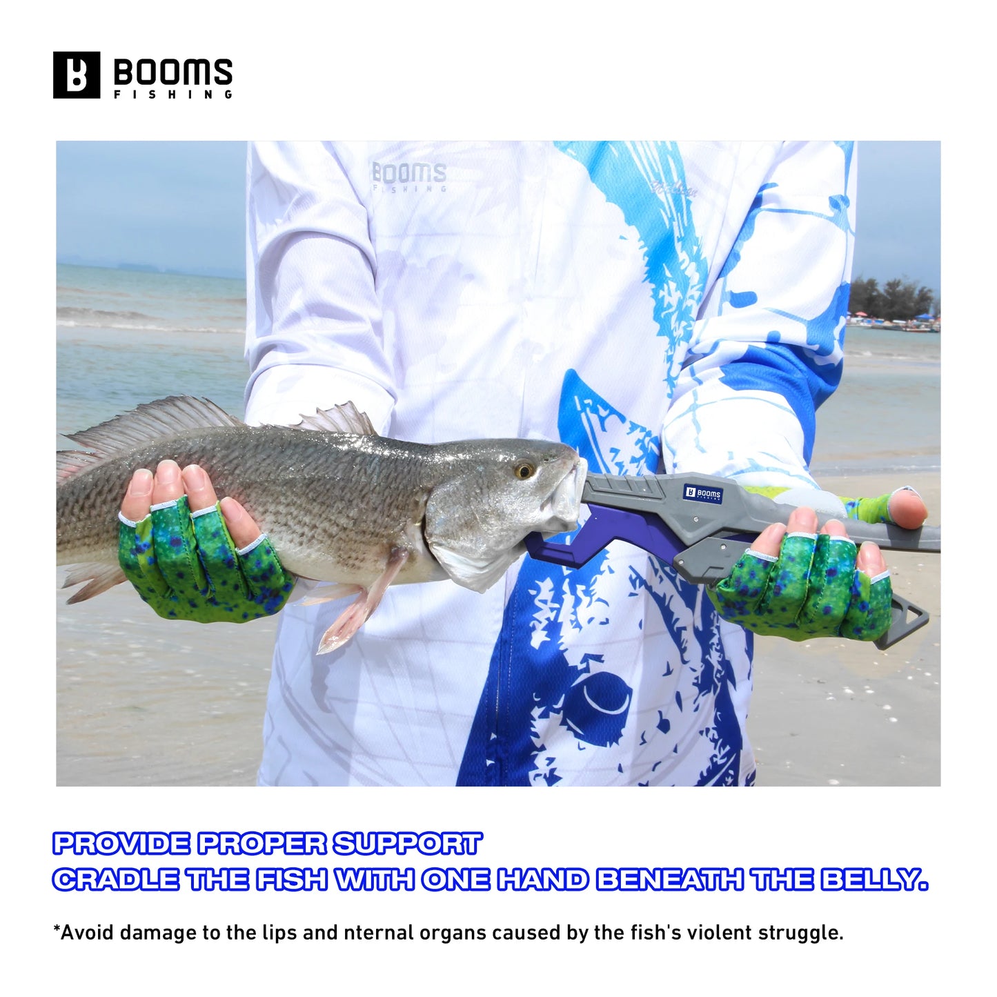 Booms Fishing 23cm Pliers and 24cm Fish Gripper Set