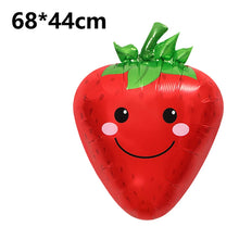 Multipack Strawberry Aluminum Film Birthday Balloons