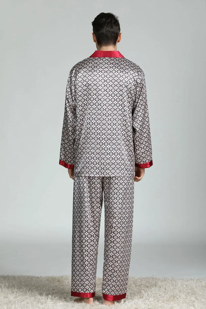Satin  Cozy Soft Long Sleeve Pajama Set