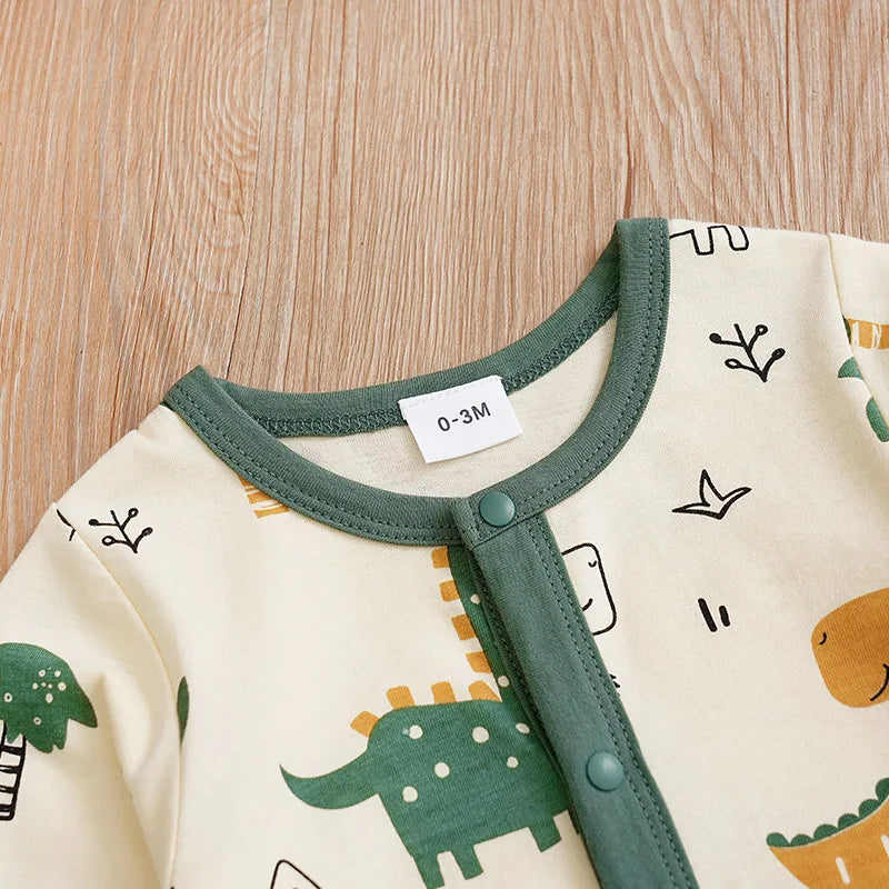 Baby Long Sleeve Print Onsie