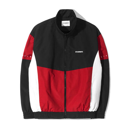 Ahn Suho Weak Hero Class Unisex Track Jacket – Retro Color-Block Streetwear Sports Coat