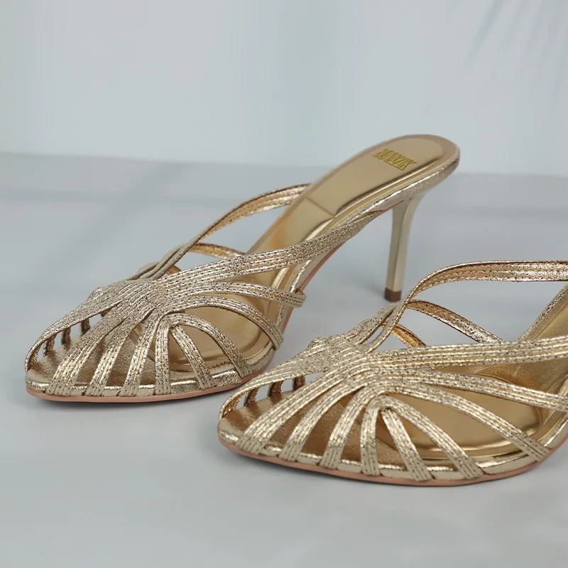 Women’s Retro Narrow Band High Heel Stiletto Pumps