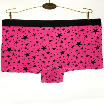 5Pcs Cotton Low Rise Boyshorts