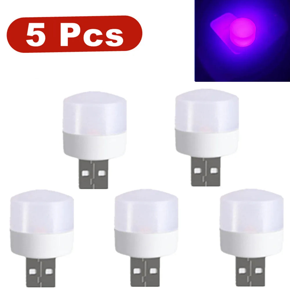 5pcs USB LED Mini Book Light