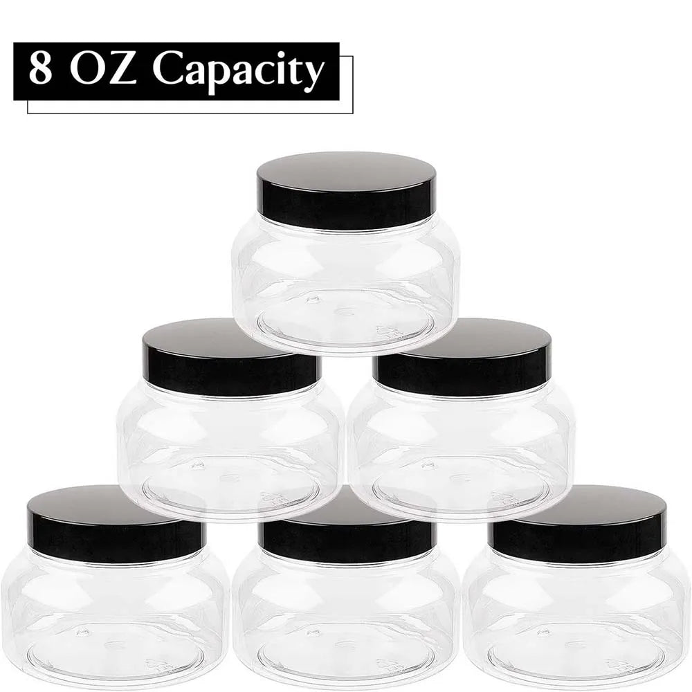 8Oz Plastic Tuscany Jars
