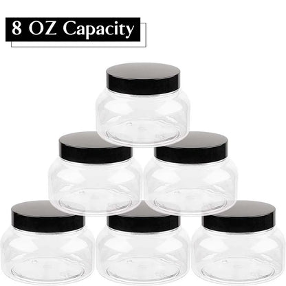 8Oz Plastic Tuscany Jars