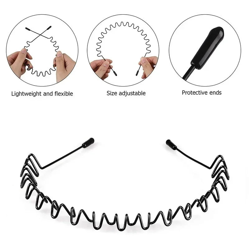6pcs Metal Hair Band