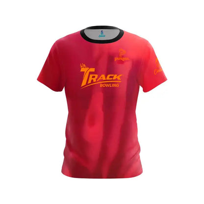 Track Tornado Green Flame Performance Bowling Jersey