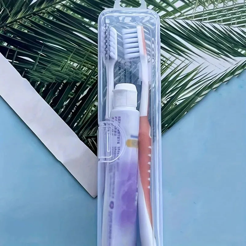 Transparent Toothbrush Box Organizer