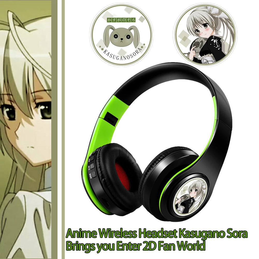 Anime Print Demon Slayer Headphones with Mic