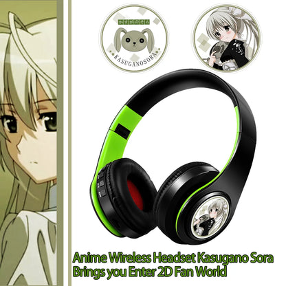 Anime Print Demon Slayer Headphones with Mic