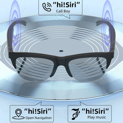 Color-Changing Lens Smart Glasses with Voice Assistant