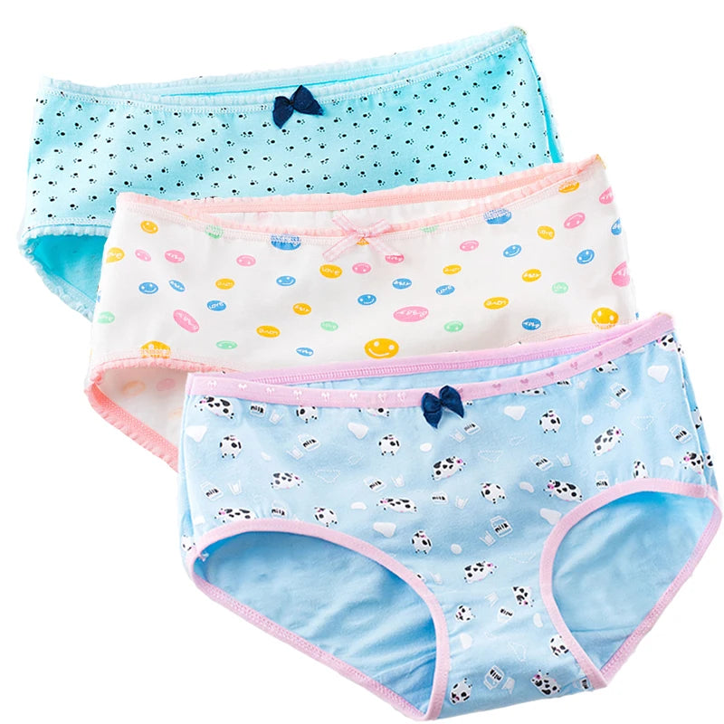3Pcs Cotton Seamless Panties