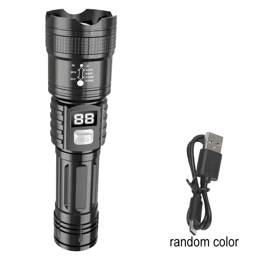 High-Power LED Rechargeable Tactical Flashlight