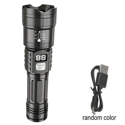 High-Power LED Rechargeable Tactical Flashlight