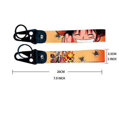 One Piece Anime Eagle Beak Keychain Lanyard & Badge Holder
