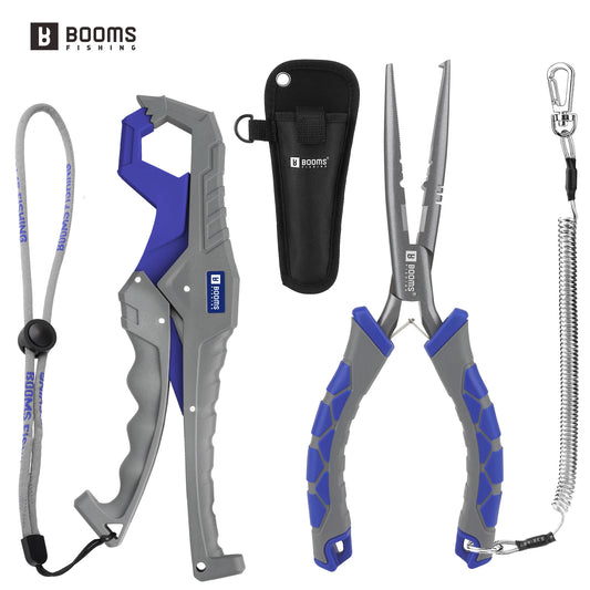 Booms Fishing 23cm Pliers and 24cm Fish Gripper Set