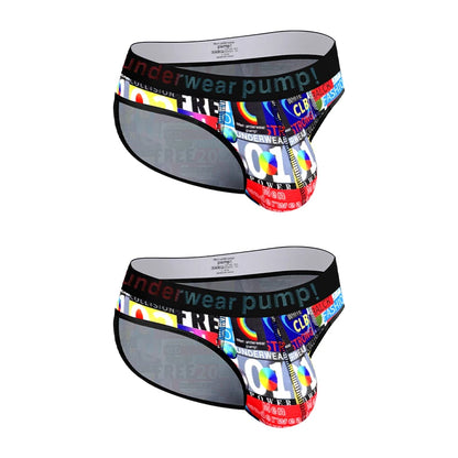 Racing Flag Plaid Printed Breathable Soft Briefs