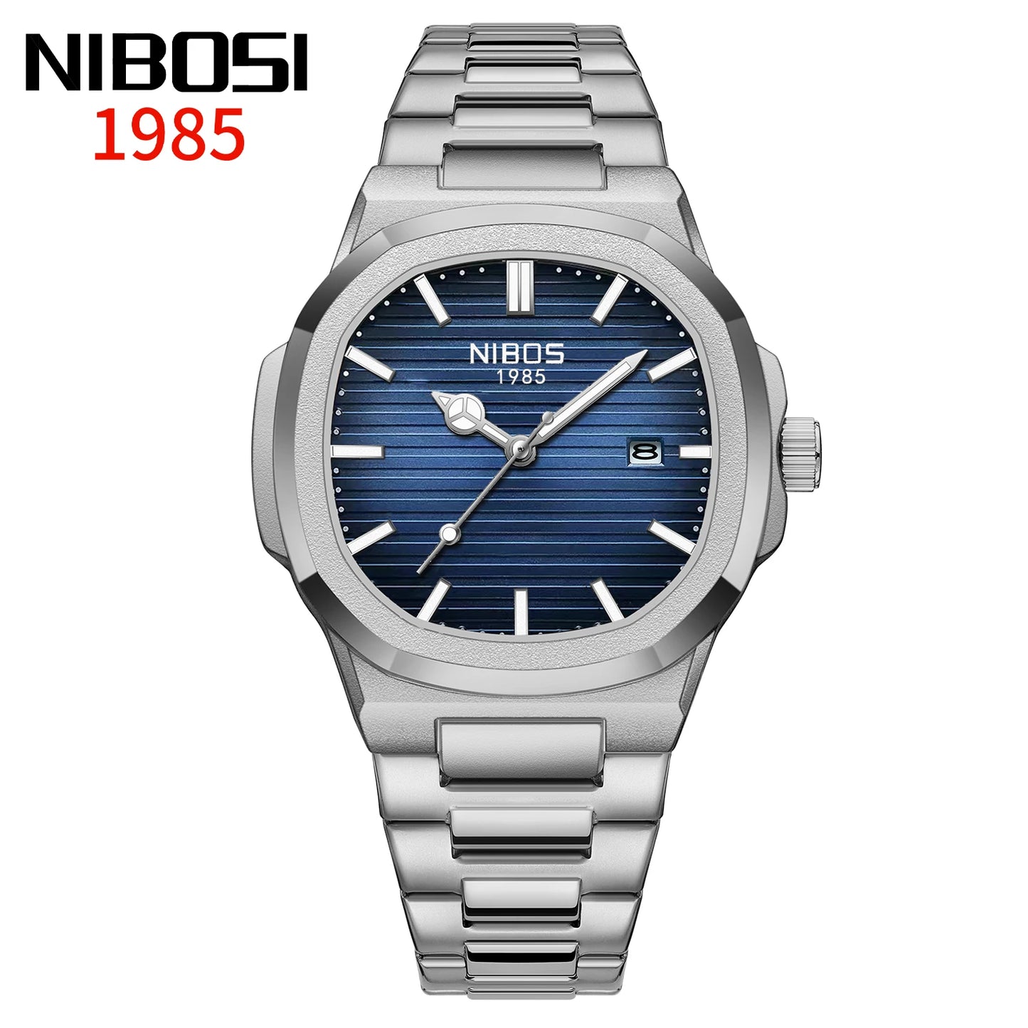 NIBOSI Stainless Steel Quartz Watch