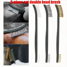 Double-end Steel Wire Brush & Nylon Pick Set