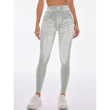 Sport Faux Skinny Seamless Fit Jean Leggings