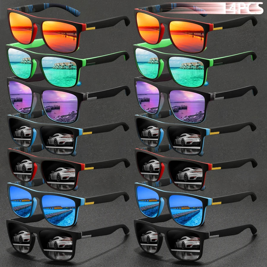 14PCS Square Sunglasses
