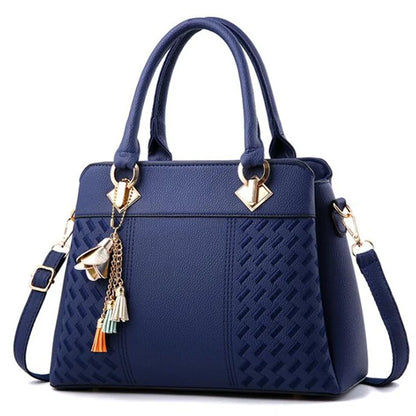 Yogodlns Women’s Luxury Embroidered Shoulder Bag – Soft PU Leather Crossbody Tote